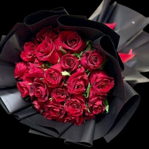 bouquet de roses serre